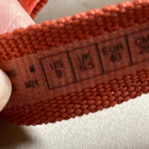 ROCKPORT Trail Tech Washable Sandals Size 9 Color Orange Like New!! - Picture 9 of 14